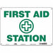 Safety Sign 10 in x 14 in Polyethylene