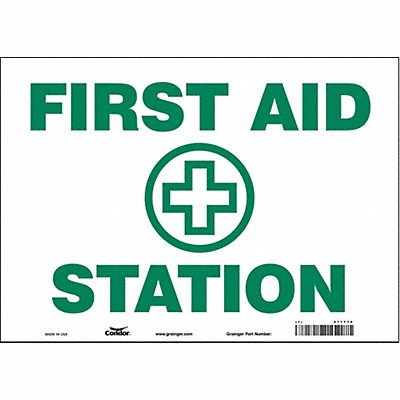 Safety Sign 10 in x 14 in Vinyl
