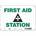 Safety Sign 7 in x 10 in Aluminum