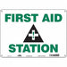 Safety Sign 10 in x 14 in Aluminum