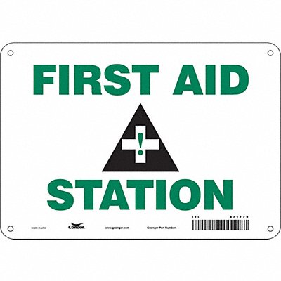 Safety Sign 7 in x 10 in Polyethylene