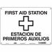 Safety Sign 10 in x 14 in Aluminum