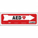 Safety Sign 4 in x 12 in Vinyl