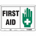 Safety Sign 10 in x 14 in Polyethylene