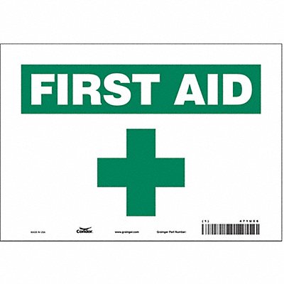 Safety Sign 7 in x 10 in Vinyl