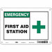 Safety Sign 7 in x 10 in Aluminum