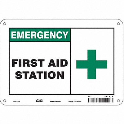 Safety Sign 7 in x 10 in Polyethylene