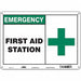 Safety Sign 10 in x 14 in Polyethylene