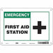 Safety Sign 7 in x 10 in Aluminum
