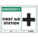 Safety Sign 10 in x 14 in Aluminum