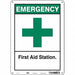 Safety Sign 14 in x 10 in Aluminum