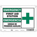 Safety Sign 7 in x 10 in Polyethylene