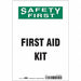 Safety Sign 10 in x 7 in Vinyl