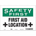 Safety Sign 7 in x 10 in Vinyl
