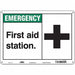 Safety Sign 10 in x 14 in Polyethylene