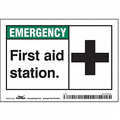 Safety Sign 3 1/2 in x 5 in Vinyl
