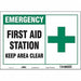 Safety Sign 10 in x 14 in Vinyl