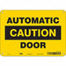 J7722 Safety Sign 7 in x 10 in Aluminum