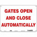 Safety Sign 10 in x 14 in Polyethylene