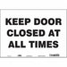 Safety Sign 10 in x 14 in Vinyl