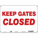 Safety Sign 10 in x 14 in Aluminum