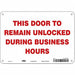 J7732 Safety Sign 7 in x 10 in Aluminum