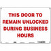 J7732 Safety Sign 10 in x 14 in Aluminum