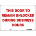 J7732 Safety Sign 10 in x 14 in Polyethylene