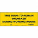 Safety Sign 5 in x 14 in Vinyl