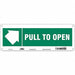 Safety Sign 5 in x 14 in Aluminum