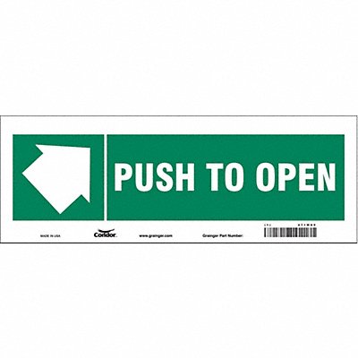 Safety Sign 5 in x 14 in Vinyl