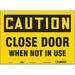 Safety Sign 10 in x 14 in Vinyl