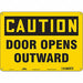 Safety Sign 10 in x 14 in Polyethylene