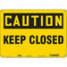 Safety Sign 10 in x 14 in Aluminum