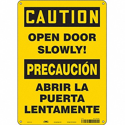 Safety Sign 14 in x 10 in Aluminum