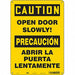 Safety Sign 14 in x 10 in Aluminum