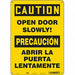 Safety Sign 14 in x 10 in Polyethylene