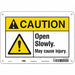 Safety Sign 7 in x 10 in Aluminum