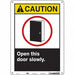 Safety Sign 14 in x 10 in Polyethylene