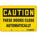 Safety Sign 7 in x 10 in Aluminum
