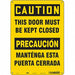 Safety Sign 14 in x 10 in Aluminum