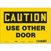 Safety Sign 7 in x 10 in Vinyl