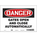 Safety Sign 7 in x 10 in Vinyl