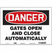 Safety Sign 10 in x 14 in Vinyl