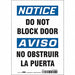 Safety Sign 10 in x 7 in Vinyl