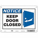 Safety Sign 7 in x 10 in Aluminum