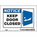 Safety Sign 3 1/2 in x 5 in Vinyl