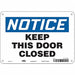 J6997 Safety Sign 7 in x 10 in Polyethylene