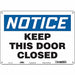 J6997 Safety Sign 10 in x 14 in Polyethylene