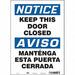 Safety Sign 14 in x 10 in Vinyl